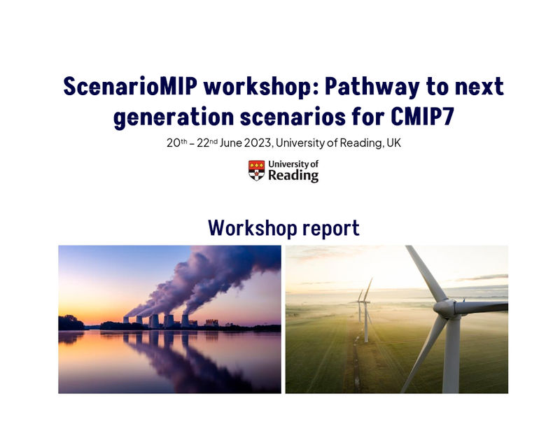 ScenarioMIP workshop report