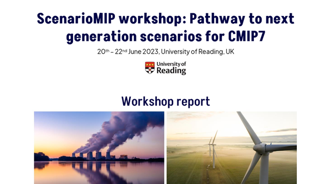 ScenarioMIP workshop report out now