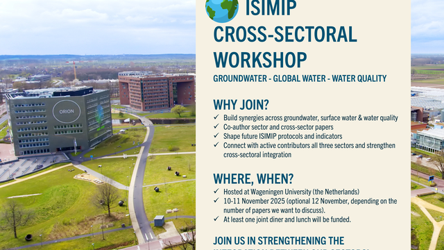 Safe the date: Groundwater-Water quality-Water global workshop in Wageningen, 10-12/11 2025